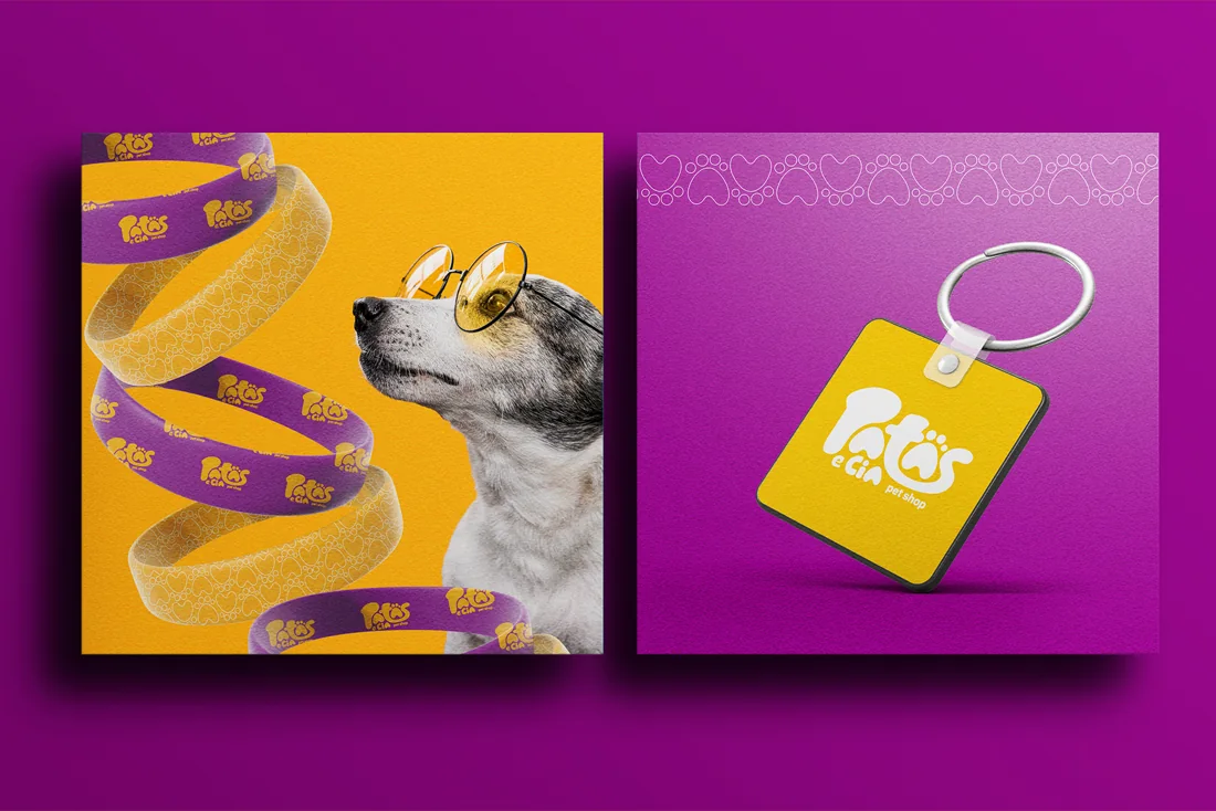Identidade visual Patas & Cia