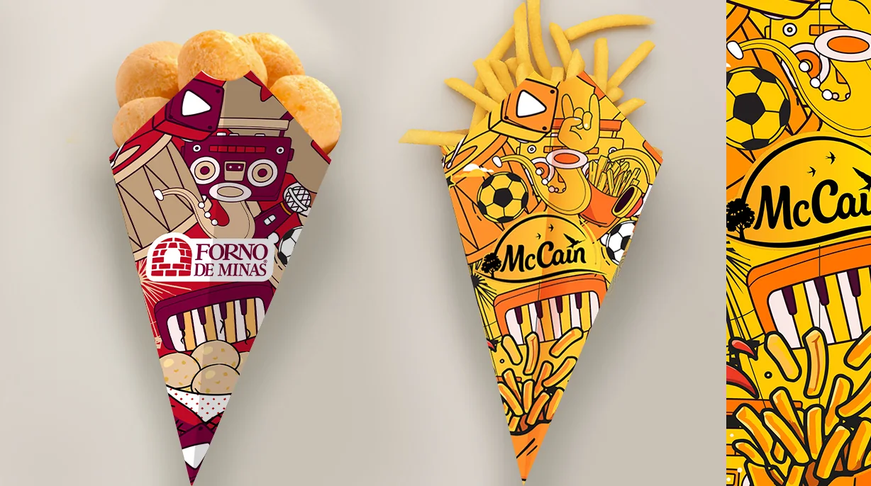 Cones Forno de Minas e McCain