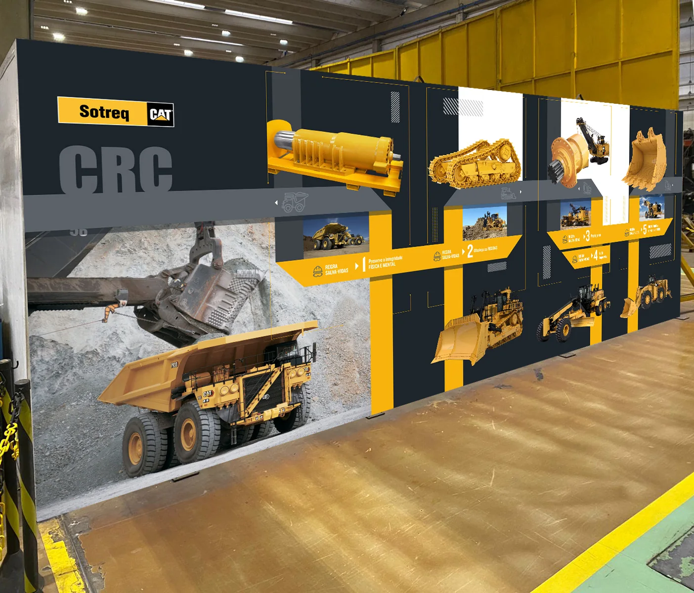 Painel CRC Sotreq CAT