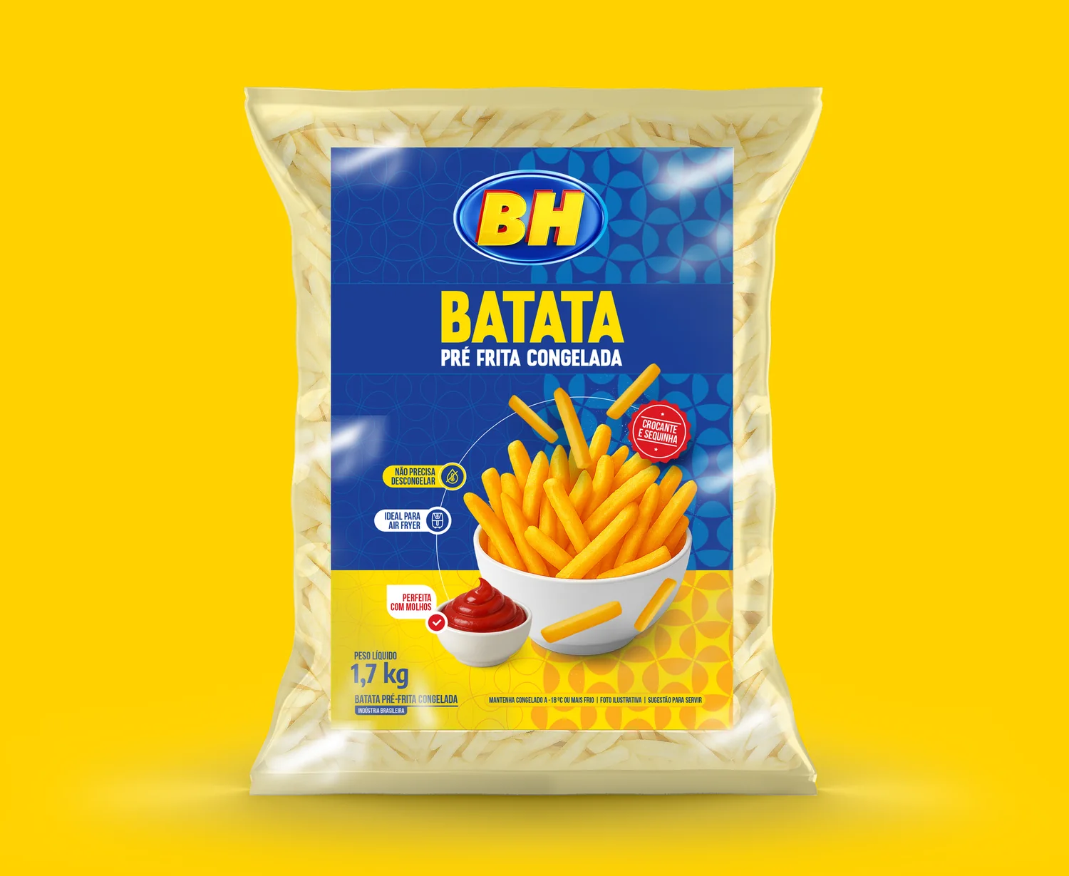Batata congelada Supermercados BH